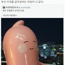 부산의 명란 조형물 이미지