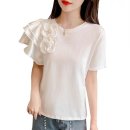 꽃보다옷봐(협) | 언밸런스 꽃장식 티셔츠 후기 보며 느낀 일상의 변화