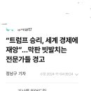 트럼프 재집권시 세계 경제는 재앙! 이미지