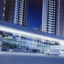KCC스위첸아파트 정문앞 도로 이미지