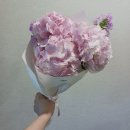 심플 수국 꽃다발 만들기