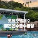 (주)호텔롯데 롯데리조트제주 | 롯데호텔제주 해온 야외 온수풀 수영장 이용 후기(제주아트빌라스숙박)