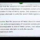 48 Granted that the presence of these elements need not argue an authorial awareness of novelistic construction comparable to that of Henry James, the 이미지