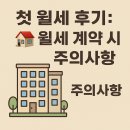 동의부동산중개 | 🏠첫 월세 후기 : 월세 계약 시 주의 사항