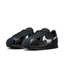 1332 | 나이키 코르테즈 W - 블랙:화이트 / IR1332-001 | 주말 산책화로 흰 스트라이프가 길게 뻗는 스니커즈