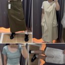 6-158 TS | [탑텐]행복제 가기 전 입어보기 매장방문 반바지 원피스 브랜디멜빌 느낌 티셔츠 카고 스커트 티셔츠