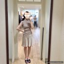 룩엔미헤어 | 성수 틸아이다이 쇼룸 방문기 한유주 코어 고급미 하객룩 블라우스 실키 스커트 후기