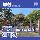 부천시 현충탑 | 동네명산 부천 원미산 등산후기(주차장, 등산코스, 산스장)