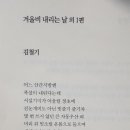 겨울비 내리는 날/김철기 이미지