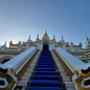 마시마을앞 | 만달레이 가볼만한곳 아투마시 수도원 쿠토다우 파고다 석장경 미얀마 자유여행 후기