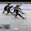 조금전 쇼트트랙 선수권대회 500m 경기에서 린샤오쥔 1위로 들어오고도 실격처리된 이유 이미지