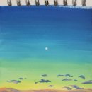 도전 수채화 이미지