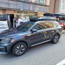 (주)일등자동차 | 쏘렌토mq4 그라파이트 이번 주말 예약이 많은 코토 일체형 650L 루프박스