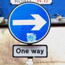 일방통행 이미지