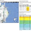 일본 이와테현 모리오카 동부해안 리히터 규모 5.8 강진발생 이미지
