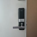 지산코아루아파트경로당 | 평택도어락 지산동 도어락 지산코아루 솔리티 SP7000B 푸시풀 지문인식 도어락 설치