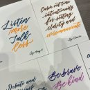 영문캘리그라피 | <작업>넷플릭스 APAC 리더 영문캘리그라피 작업 후기