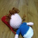 뜨개질인형 &#39;빨간모자&#39; 완성 ! / DIY 뜨개질인형 아이한코 빨간모자 한별
