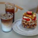 재단법인 전남여성가족재단 | 남악 카페 폴랜드 수제 와플 맛집 생딸기바나나크림브륄레와플