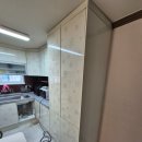씨유부산사상점 | 부산 사상구 싱크대 복원 싱크대 보수 시트지 시공 영림px451 신발장 인테리어필름 전문시공 사례