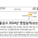 행안부, 새마을금고 2024년 영업실적(잠정) 발표 이미지