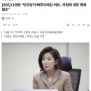 [속보] 나경원 “민주당이 빠루프레임 씌워...국힘에 대한 명예훼손” 이미지