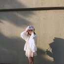 Wind | [yoonseulshop] 윤슬샵 윈드 자켓 화이트 collar wind jacket 후기 (+하객룩 블라우스 구매 및 추천)