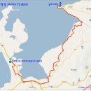 ●서해랑길 무안 34코스 (상수장3반버스정류장 ~돌머리 해수욕장) 17,2km 전남 무안 이미지