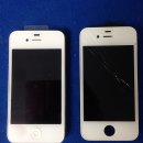 A1387 | [용산 아이폰 수리] 아이폰4s 화이트 A1387. 액정과 뒷판 교체건