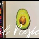 오일 파스텔 드로잉 이미지