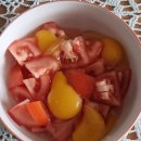 간단한 요리 토마토 계란찜 이미지