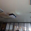 [경북 영천 빔프로젝터 설치] 구영테크 회의실 아포트로닉스 AL-LW550 천장 시공 후기