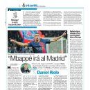 다니엘 리올로 "음바페는 레알 마드리드로 갈 것" 이미지