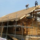 서천 화양 통나무집(Log Home) 12 - 지붕 마감작업 이미지