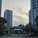 옥빛중학교 정문 옆 이미지