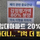 민간 임대아파트 20% 할인 해준다더니.. "1억 더 받겠다" 이미지