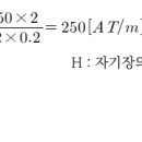 원형코일 중심의 자계세기 (H) - 소방설비기사 전기 이미지