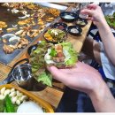 뜨거운 삼겹살 이미지