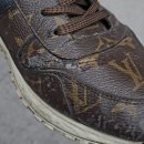 2792 | 루이비통 런어웨이 스니커즈 가죽갈라짐 가죽복원 복원후기