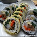 맛있는 김밥 이미지
