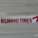 TaD-KUMHOTIRES 금호타이어 스티커데칼-레드-주문제작 이미지