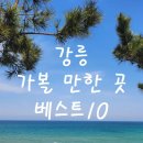 강릉여행! 가볼 만한 곳 베스트 10 이미지