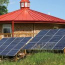 눈부신 태양광발전소 이미지