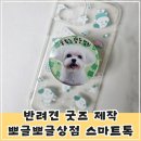 뽀글뽀글 | 반려견 스마트폰 굿즈 뽀글뽀글상점 행운강쥐 스마트톡 제작 후기