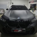 사틴블랙 | BMW X6 사틴 블랙 전체 랩핑 시공후기 수원