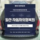 그랜드자동차공업사 | 일산 자동차외형복원 그랜드카니발 조수석 뒤휀다 완성도 높은
