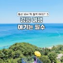 강릉 가볼만한곳 여행코스 하슬라아트월드 정동진 등명해변 기찻길
