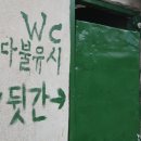 [포토현장]-슬로씨티 되든마 청산도 사람들의 아주 친절하게 화장실표시도 이리한다 -영어를 몰라도 알아묵게 좋게 다블유시(wc] 뒷간 이미지