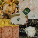 골뱅이앤전 | 수서역 술집 동표골뱅이 맛있는 골뱅이무침과 광어회 소금김밥