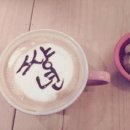 라떼아트 이미지